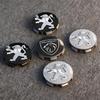 Car Emblem Wheel Hub Center Cover Accessories For 206 307 308 3008 207 208 407 408 4008 508 2008 5008 301 205 309 2008