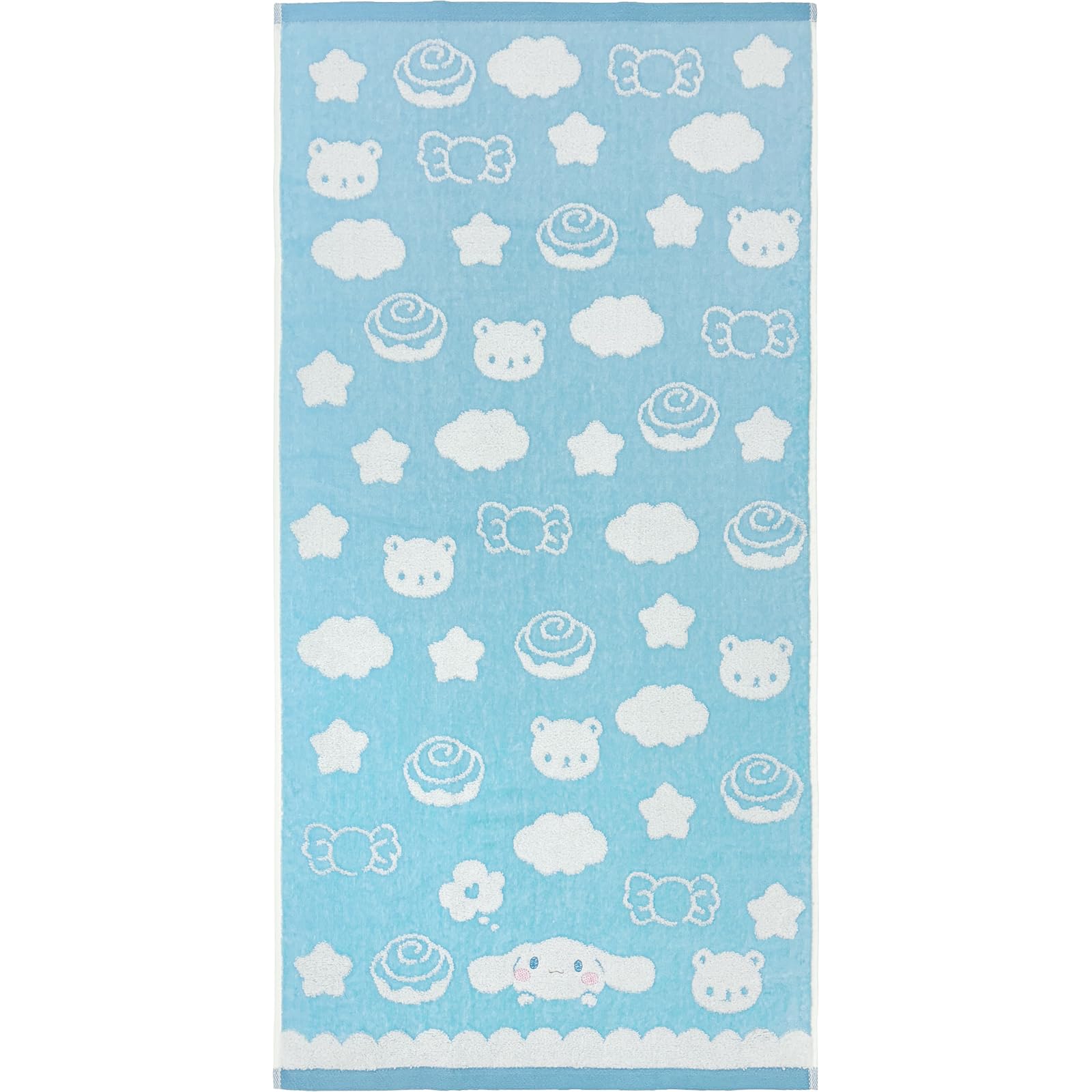 Компактное банное полотенце Hayashi 50 x 100 Sanrio Натуральное Мягкое Киннаморолл CP432800, Прибл.. см, коричный