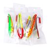 6Pcs Fishing Sequins Lures Baits Metal Fishing Lures, Spoons Hard Fishing Lures Fishing Spoons Lures Single Hook Set
