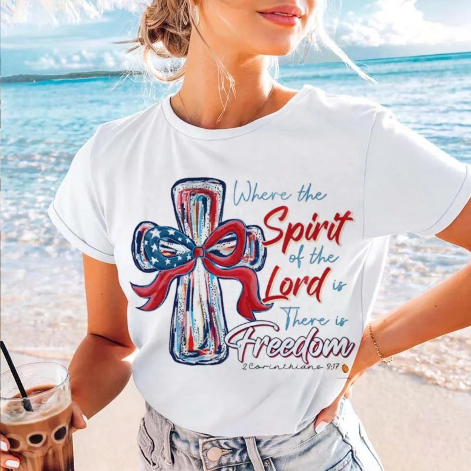 

Street Versatile Printed T-Shirt Casual New Top Bow Pattern Summer Regular Round Neck Style Clothing Women s Popular T-Shirt XXXXXL білий