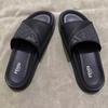 Mens T-Strap Rubber Sole Slipper With Suede Upper Non-Slip Outdoor Casual Sandal Walk