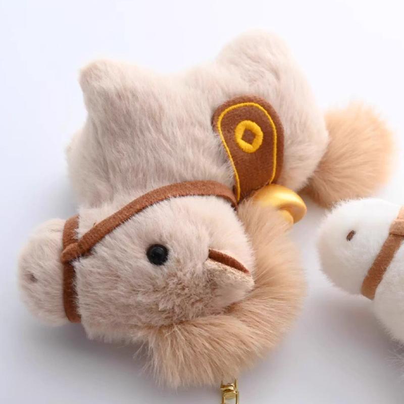 2026 Year Of The Horse Mascot Plush Keychain Pendant Desktop Miniature Horse Ornament