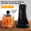 LOEBUCK Earplug Dispenser Station for Sound Suppression/Hearing Protection - Pre installed 500 Earplugs - Wall mounted/Desktop Design (Model EPD-500)