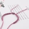 Pixiu Corn Knot Luck Bracelet with Safety Buckle and Beads DIY String Rope