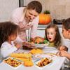 40 Fall Thanksgiving Leftover Containers with Lids, Thanksgiving to Go Food Containers Tin Foil Aluminum Thanksgiving Cookie Treat Containers for
