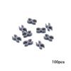 100pcs/lot MOC Brick Clips Double U Clips Building Blocks Construction Creative Bricks Parts DIY Accessories Toys For Children