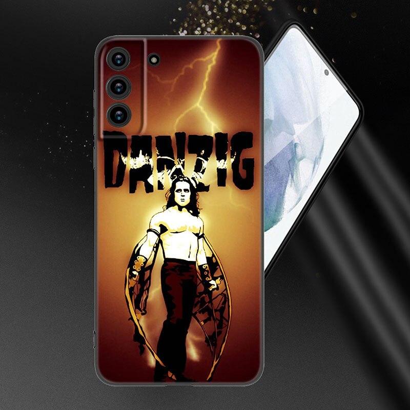 The Misfits Glenn Danzig Phone Case For Samsung Galaxy S20 S21 FE S22 Ultra S10 Lite S10E S9 S8 Plus S7 Edge Soft Black Cover
