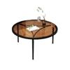 Outdoor Nordic Coffee Table Modern Glass TV Minimalist Coffee Table Nordic Computer Transparent Table