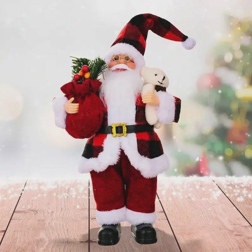 Christmas Santa Claus Doll 30cm Ornament for Navidad Xmas Party Decoration, Home Decor, New Year Gift