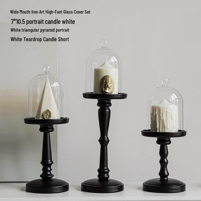 Smokeless White Retro Scented Candle for Weddings & Home Decor