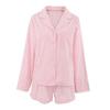 Summer Casual Cardigan Two-piece Set in Large Size, Loose and Check Pattern, Women's Outfit