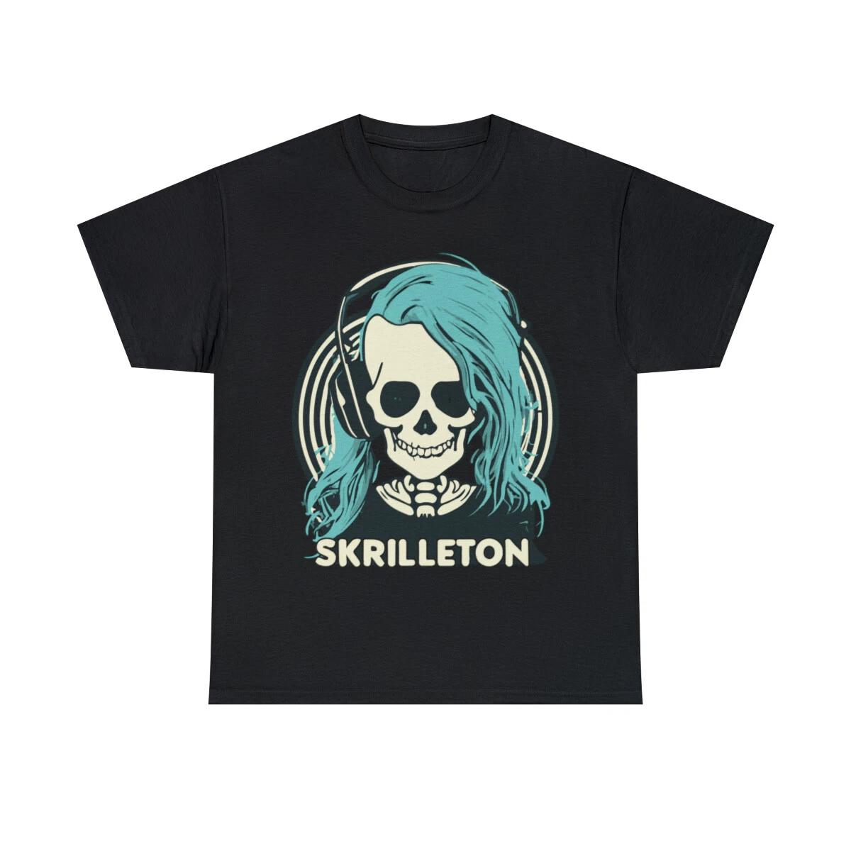 Skrilleton Halloween Graphic Tee Shirt, S-5XL XL