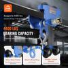 Manual Trolley, 4400 lbs/2 Ton Load Capacity, Push Beam Trolley with Dual Wheels, Adjustable for I-Beam Flange Width 63.5-177.8 mm, Heavy Duty Alloy