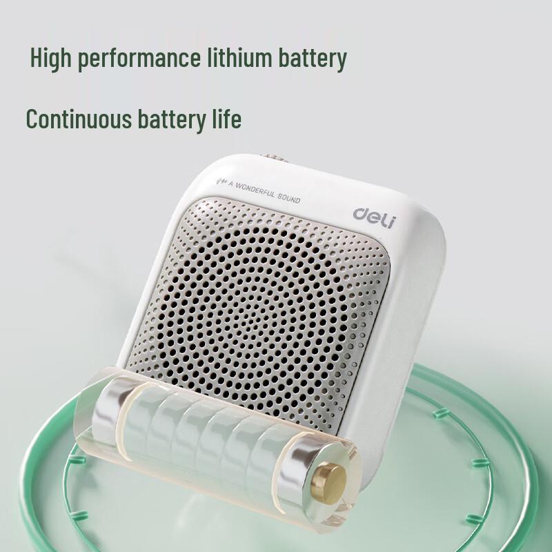 Deli LT904T Head-Mounted Portable Voice Amplifier CN plug (adapter included)