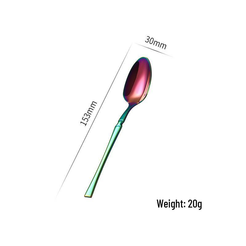 Gold 24-Piece Stainless Steel Cutlery Set: Elegant Steak Knife, Fork, and Spoon for Western Cuisine.