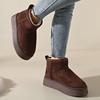 Winter snow boots women's high-top cotton boots thickened cold-resistant warm non-slip short boots new thick-soled velvet wholesale