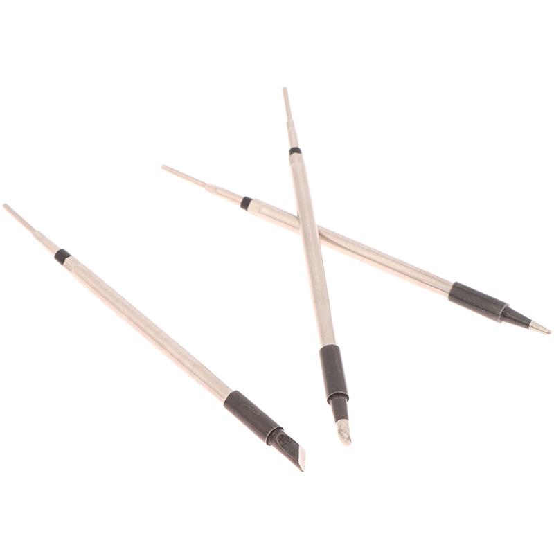Ceramic Heating Core Soldering Iron Tip Blade Tip Horseshoe Tip Round Pointed Stainless Steel Soldering Iron Tool Accessories