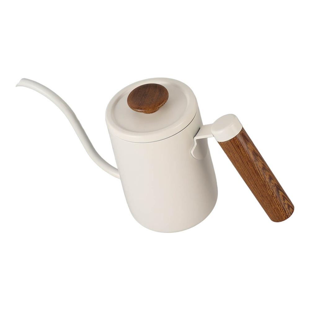 600ml Capacity Gooseneck Kettle 304 Stainless Steel Narrow Spout Kettle Brewing Pot  Home Kitchen
