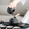 Light luxury simple beam pot travel tea set high value portable tea separation activity creative souvenir