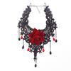 Gothic Lolita Rose Choker Necklace 
