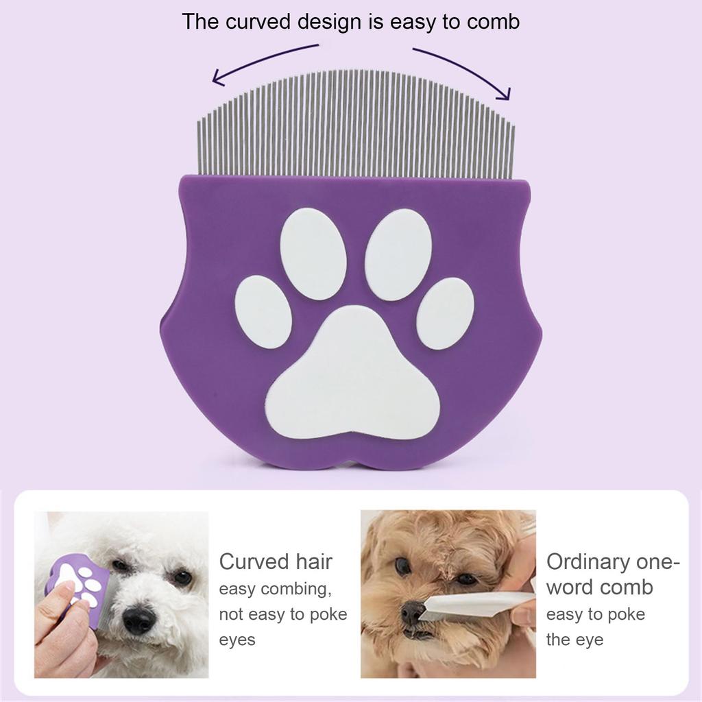 Pet Hair Grooming Massage Comb Cats Remove Long Short Hair Cats Massaging Brush Comb for Gentle Grooming