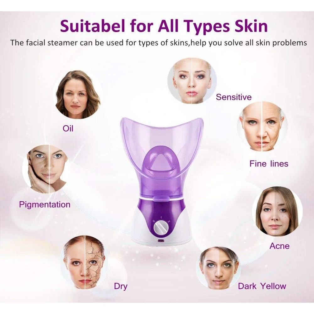 Warm Mist BPA-Free Moisturizing Facial Steamer