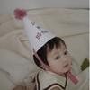 Korea Style Beanie Baby Birthday Unisex Kids Prince Princess Party Four Seasons Cotton Soft Stitchwork Costume Headwear Pink