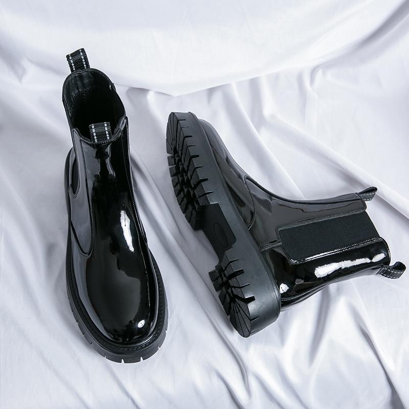 

Мужские деловые ботинки ПУ Черные Зеленые Большая голова Толстая подошва Прочные Тренировочные ботинки Высокое качество Формальные ботинки Размер 38-45 Мужские ботинки 45 чёрный