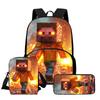 Minecraft Large Capacity High Value High Definition Printing Anti-Hunchback Wear-Resistant Large Capacity Schoolbag
