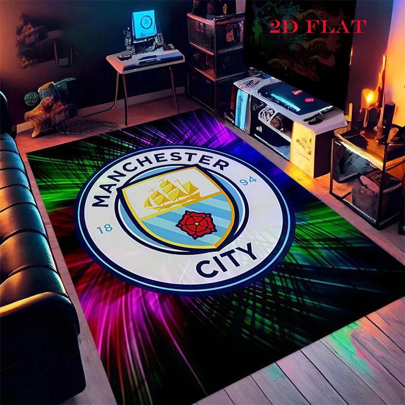 Elite MCFC Selectie Tapijt Vloerkleed voor Woonkamer Slaapkamer Huis Bank Decoratie, Kinderen spelen Antislip Vloermat