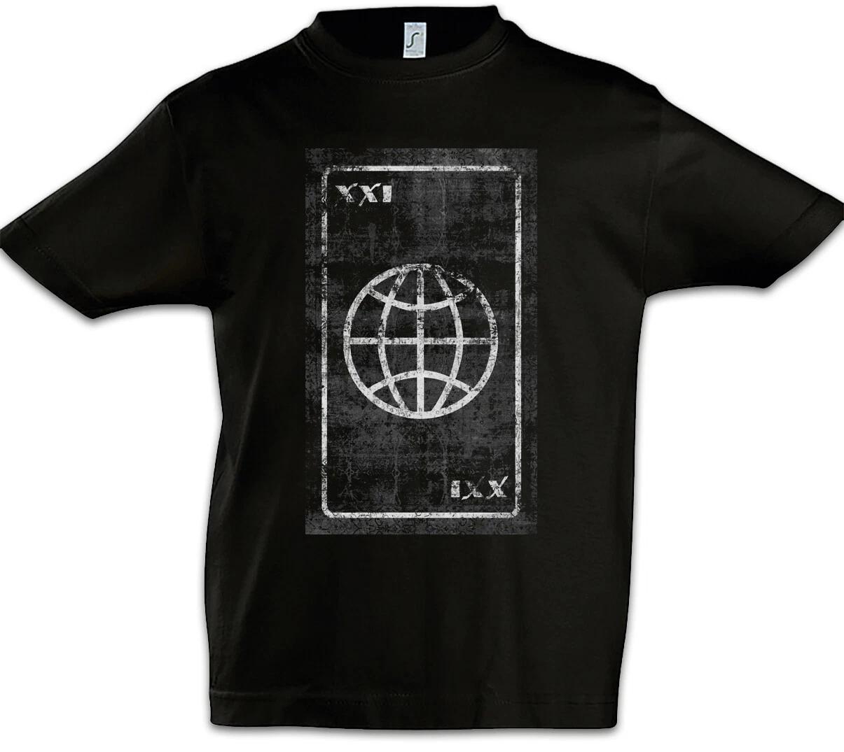 Tarot The Way Of The World Kids Boys kids boys T-Shirt Card Symbol Logo Card Cards 140