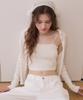ADAUL Minimal Ribbon Bustier - Ivory