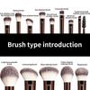 13-teiliges Make-up-Pinsel-Set Foundation Concealer Puder Lidschatten Rouge Pinsel Kabuki Verblender Kosmetik Beauty-Werkzeug für das Gesicht