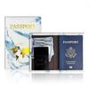 New PU Passport Holder Ticket Passport Covers Travel Passport Protective Cover ID Credit Card Holder Travel Accessories