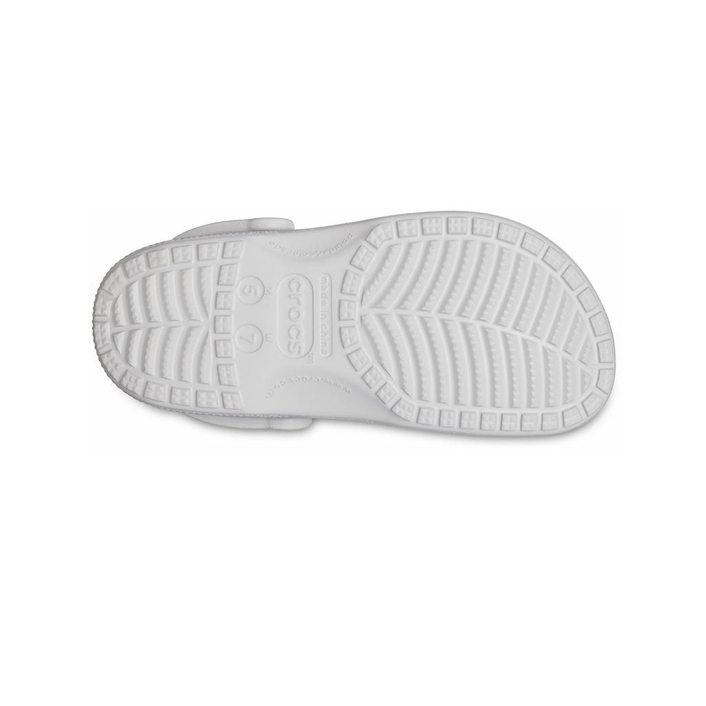 Crocs Chinelo Glitter Clássico Glitter Prata Unissex 205942-0IC