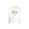 Palm Angels Kill The Bear Popover Hoodie 'Off White Brown' Men's PMBB058C99FLE0010360