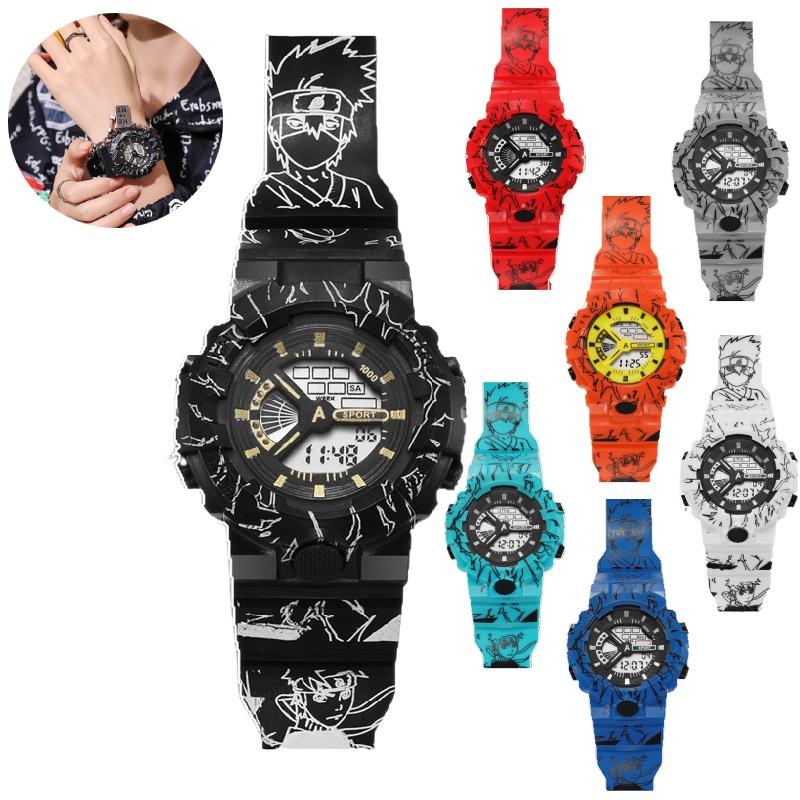 Sveglia Orologio Luce Notturna Spirale Naruto Per Bambini, Studenti E Appassionati Di Sport