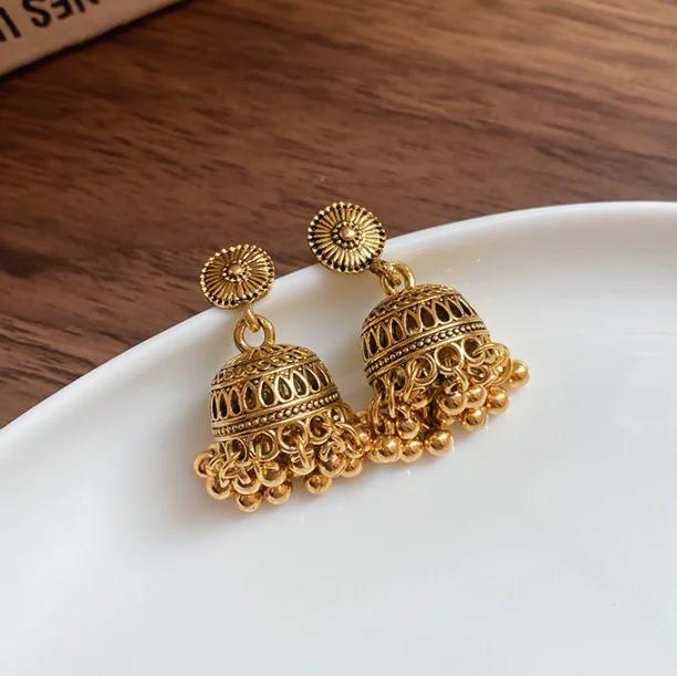 Vintage Pear Earrings for Women 2025 New in Fashion Oval Tassel Drop Earring High-end Retro Luxury Designer Zircon