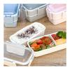 OSK DISH UP LUNCH Lunch Box Two-tier Pink [PCW-600S] Dishwasher Safe, Microwave Safe, with Partitions