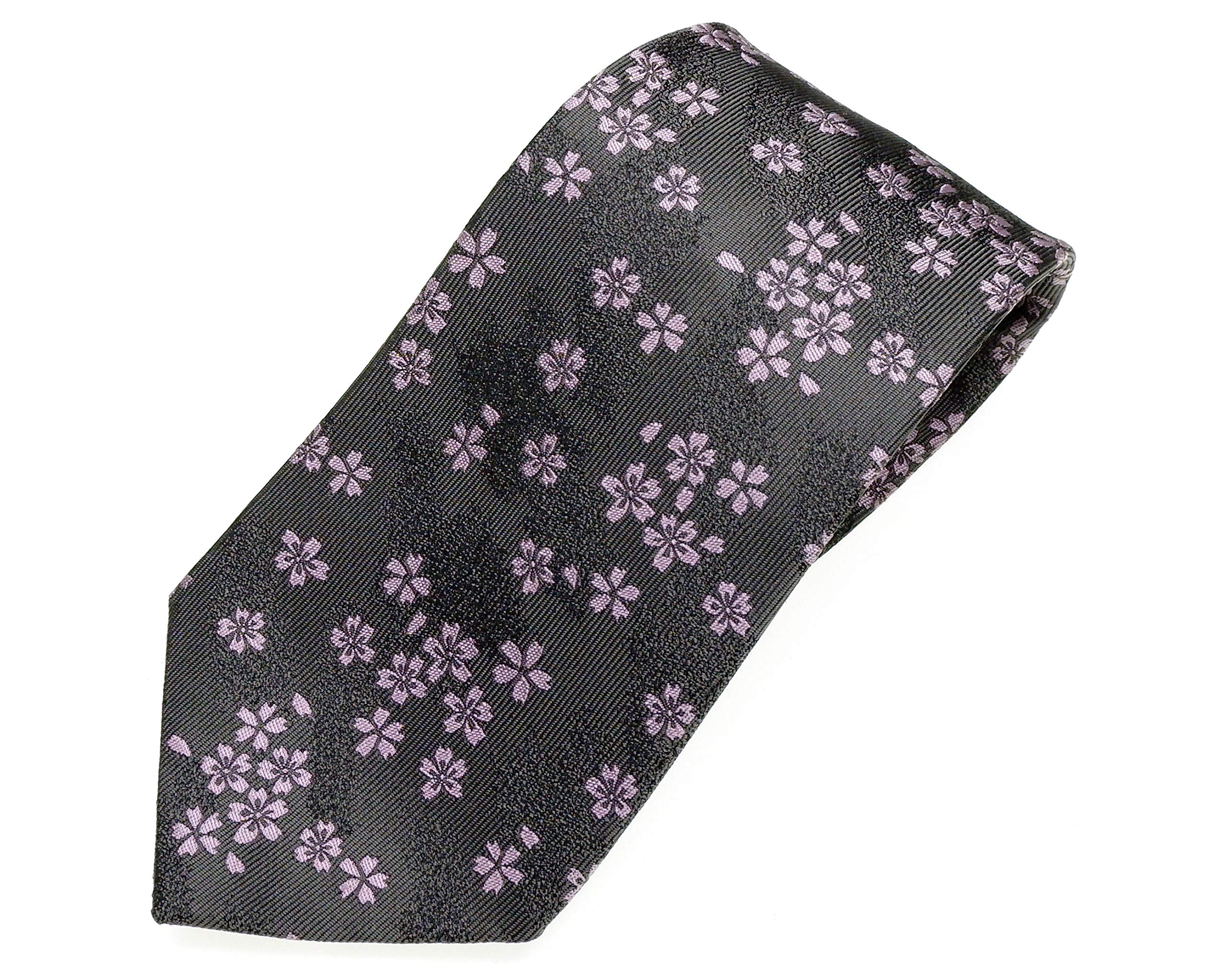 

Tie Cherry Blossom Gray [Fujizakura Kobo]