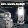 Solar Charging Design Portable Emergency Light Soft Bright Lighting Rechargeable Tent Lamp  Hiking