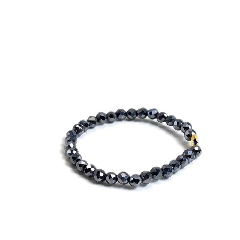 Anello con Pietra Naturale Agata cristallo quarzo zircone 2mm Multisfaccettato Gioielli regali adatti per uomo e donna
