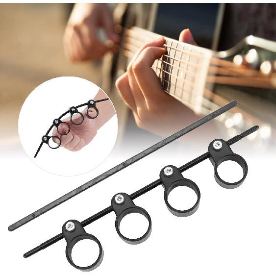 Guitar Finger Exerciser, Hand Gripper Strengthener, Finger Expander Piano Finger Separator Expand Finger Training Tool Finger Stretcher for Guitar