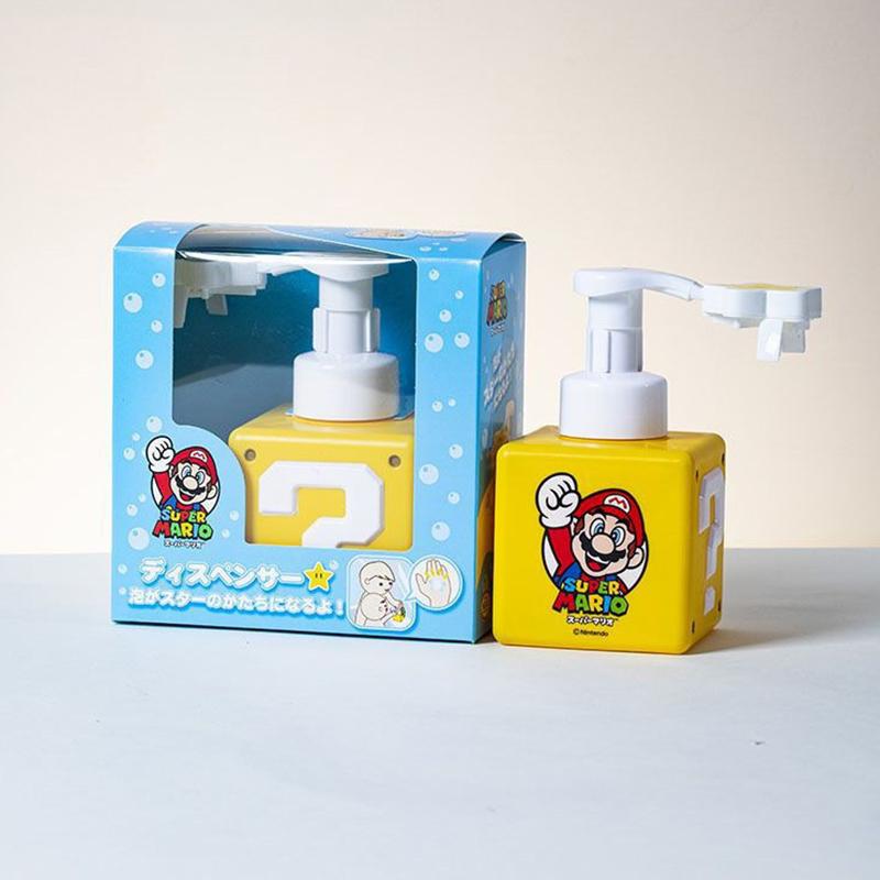 

Super Mario Bros Soap Dispenser Bottle Bathroom Plastic Press Foam Bottle Star Shampoo Shower Gel Bottle Liquid Hand Soap Gifts жёлтый