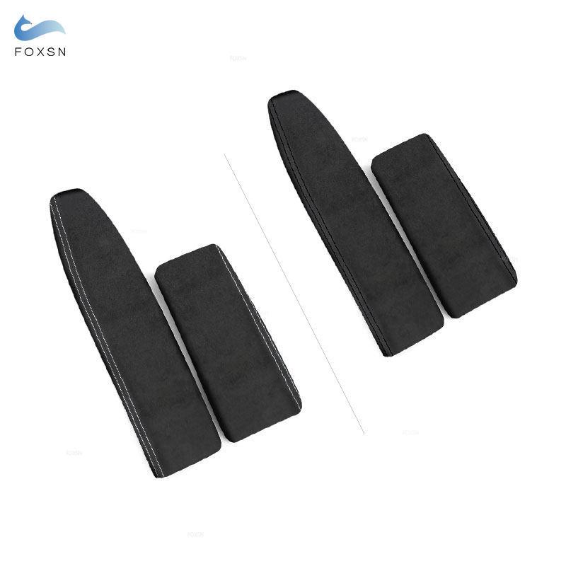 ABS + Suede Leather Car styling Center Control Armrest Box Trim Cover For Mercedes Benz C E GLK Class W204 W212 X204 2009-2013