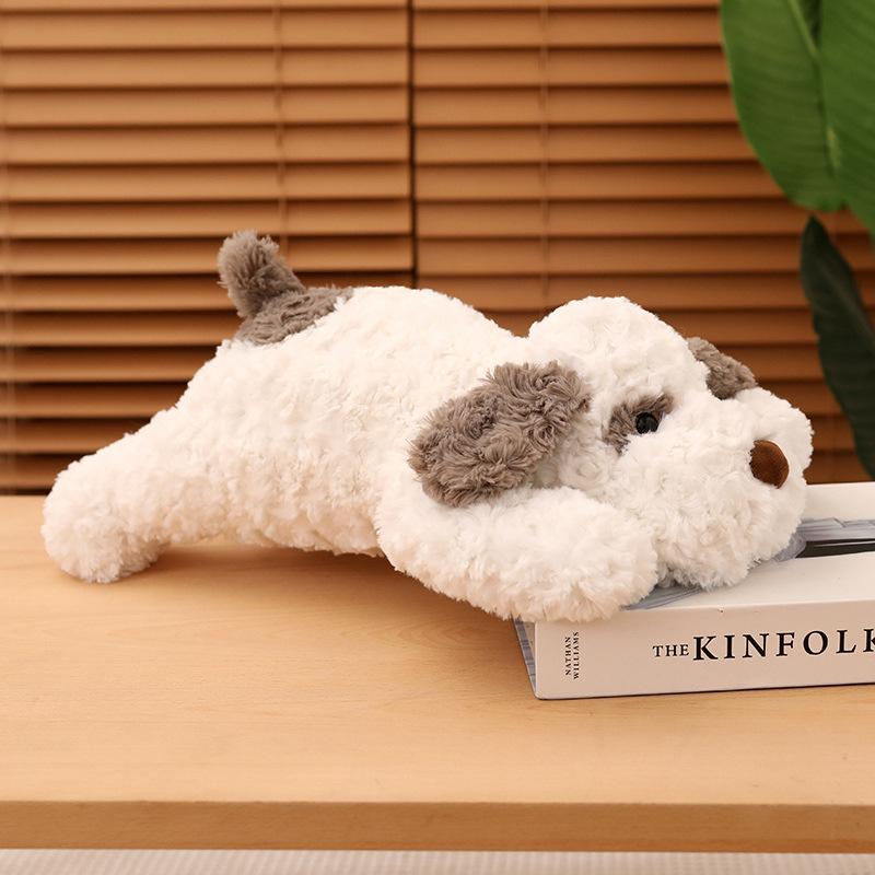 

Милая кукла-собачка, плюшевая игрушка, кукла-собачка, компания для ребенка, успокаивающая тряпичная кукла, подарок на день рождения для девочки 40cm（0.25kg） серый