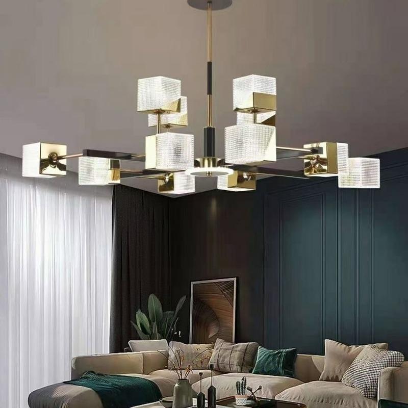 Living Room Chandelier Modern Minimalist Atmosphere Household Dining Room Lighting