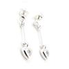 Les Trésors De Lily [G1920] - Silver 'Love' Earrings