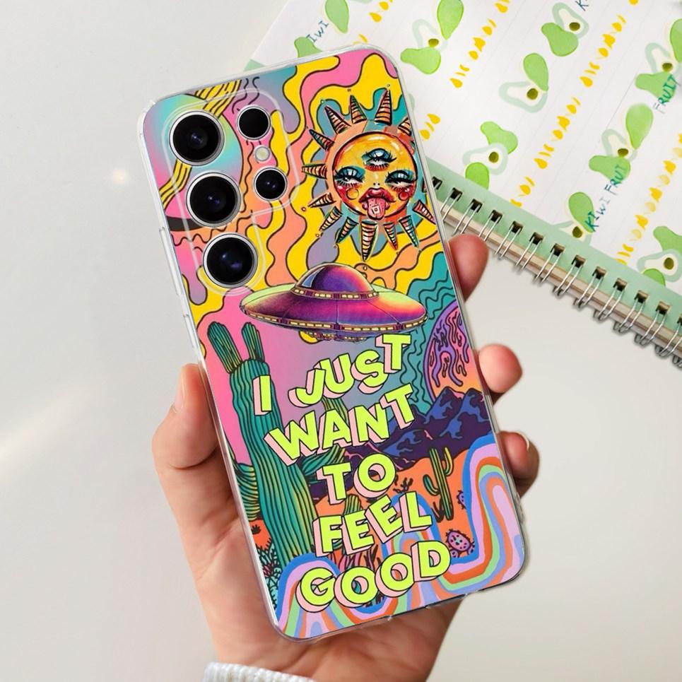 For Samsung Galaxy S24 Ultra Case S24 Plus Fashion Colorful Soft Cover Protective Phone Cases For Samsung S24Ultra S24 Plus Case