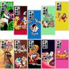Anime Ren and S-stimpy Phone Case For Samsung Galaxy S25 Edge S24 S23 FE S22 Ultra S21+ S20 S10 Plus Cover Capa Soft